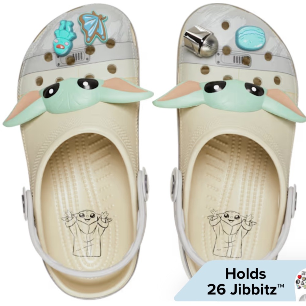 Star Wars Grogu Crocs aka Baby Yoda